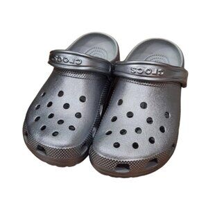 Silver Crocs